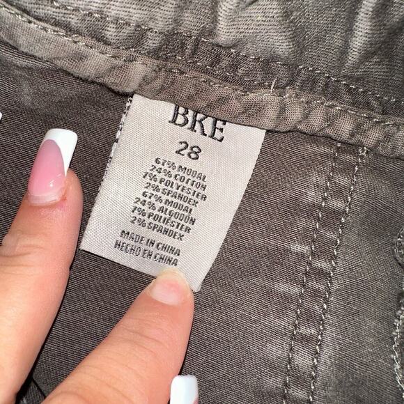 Bke army green stretchy shorts‎ sz 28 - Picture 4 of 4